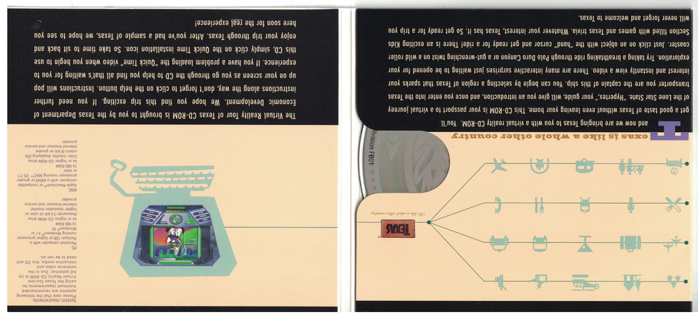 Texas A Virtual Reality CD-ROM Guide To Texas