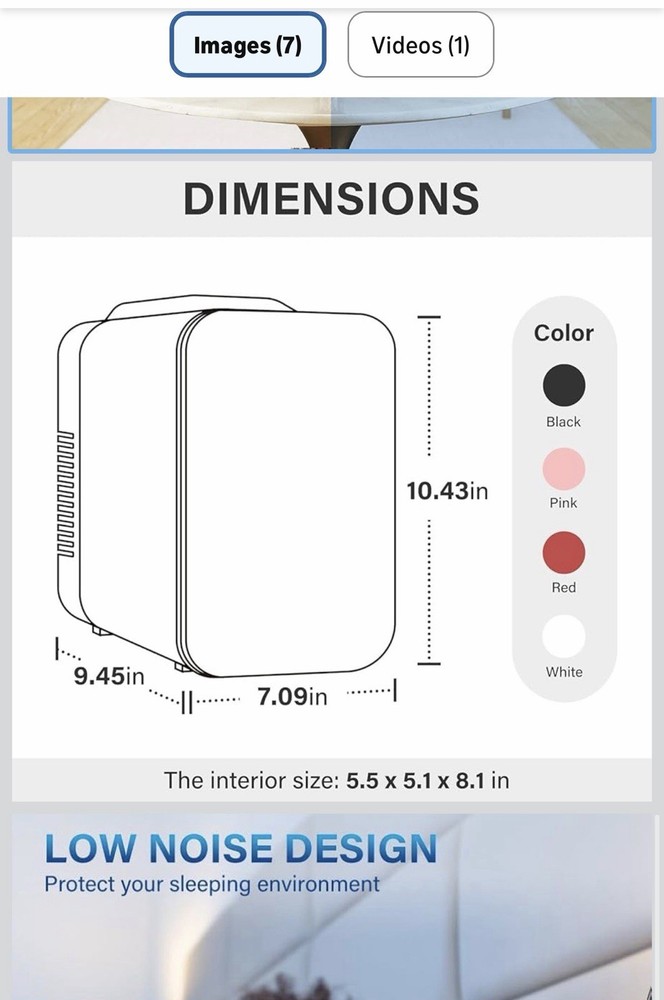 Cooling and Heating Mini Fridge