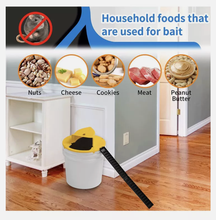 Bucket Mouse Trap 4 pack UPDATED 2024