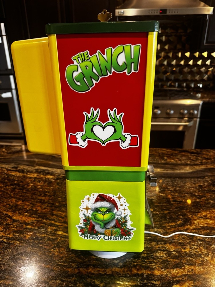 Grinch Gumball Candy Vending Machine