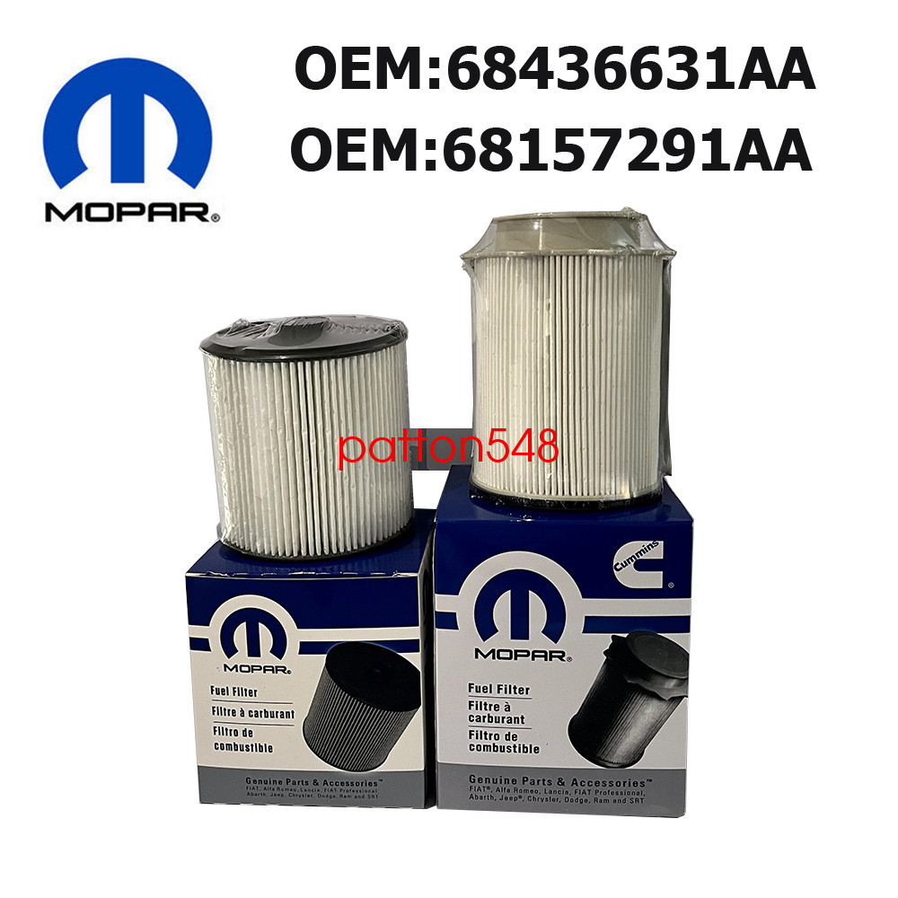 OEM-Mopar Diesel Fuel and Oil Filter for 2019-24 Ram 2500 3500 4500 5500 6.7L