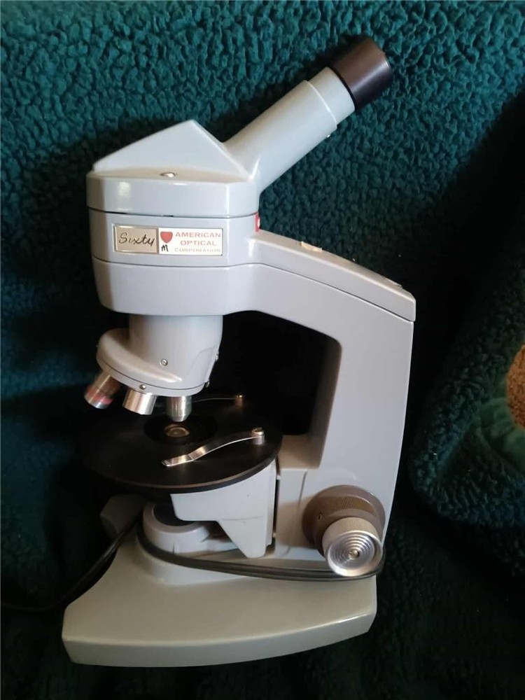 American Optical Educational Microscope Series Sixty (60) 3 Objectives