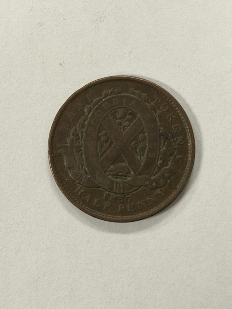 1837 Canada One Penny Bank Token