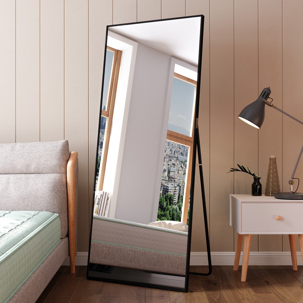 71" x 32" Rectangular Full Length Mirror Standing Hanging Full Body Floor Mirror