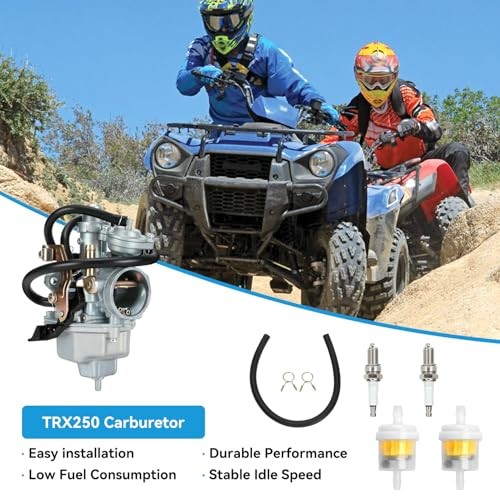 TRX250 Carburetor Carb Kit Compatible with Recon 250 Fourtrax TRX250EX