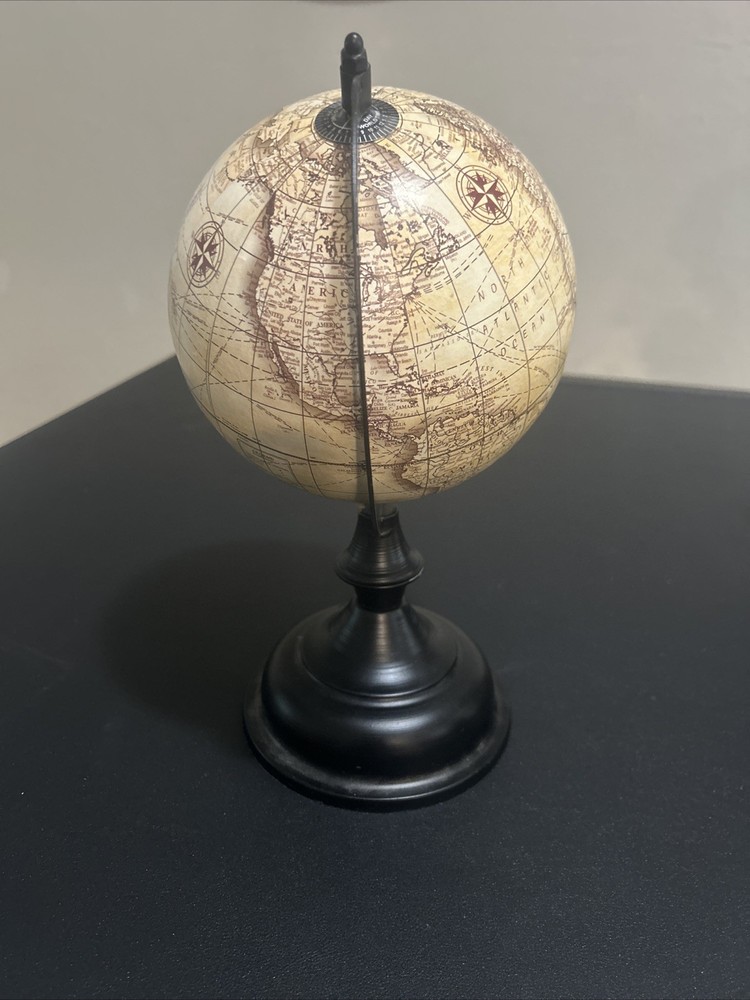 Desktop Globe Wooden Stand 12”
