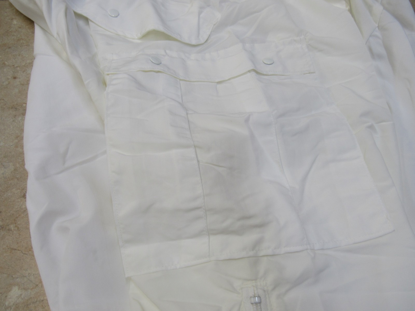 US GI Snow Camo Trousers Pants White Nylon Large Reg Tennier Industries 2018 NOS