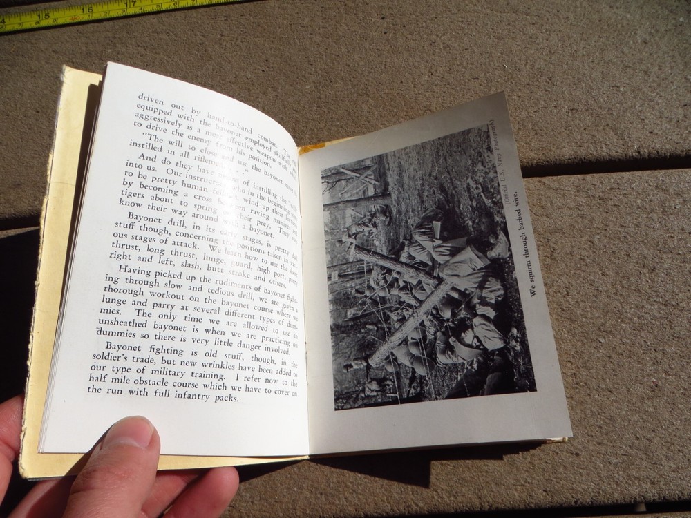 WW2 USN US Navy CB Seabees Construction Training Camp Edicott Souvenir Booklet