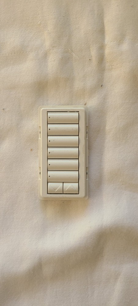 Lutron BI 6 Button Keypad Fave Plate