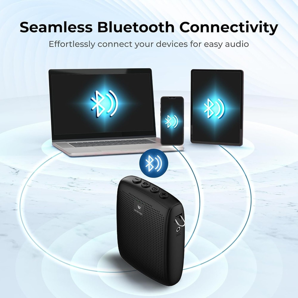 WinBridge WB006 Bluetooth Voice Amplifier with Wireless Lavalier Mic Speaker