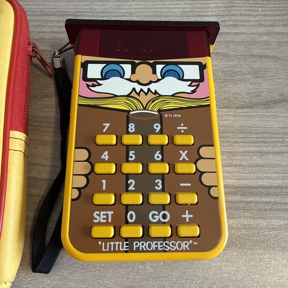 Vtg 1978 Texas Instruments “Little Professor” Electronic Learning Calculator