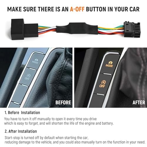 Auto Start Stop Eliminator Harness Compatible with VW Golf 7 7.5 Passat B8