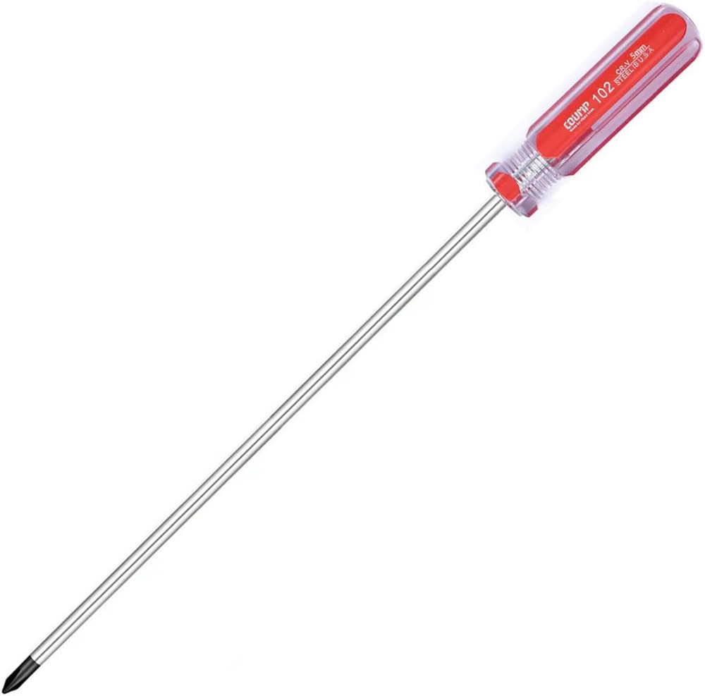 Phillips  Extra Long PH1 Magnetic Tip Screwdriver - 10 Inch #1 Cross Head