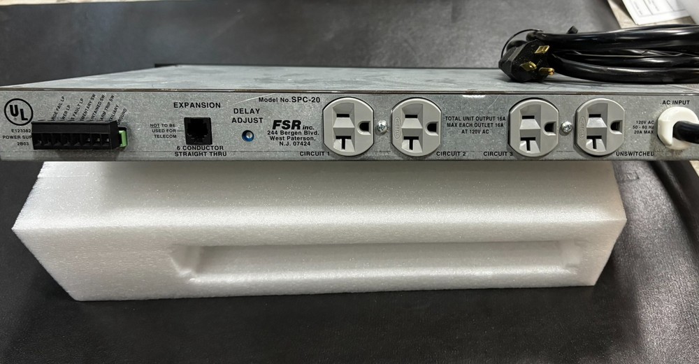 FSR inc. SPC-20 20 AMP Sequencing Power Conditioner Unit