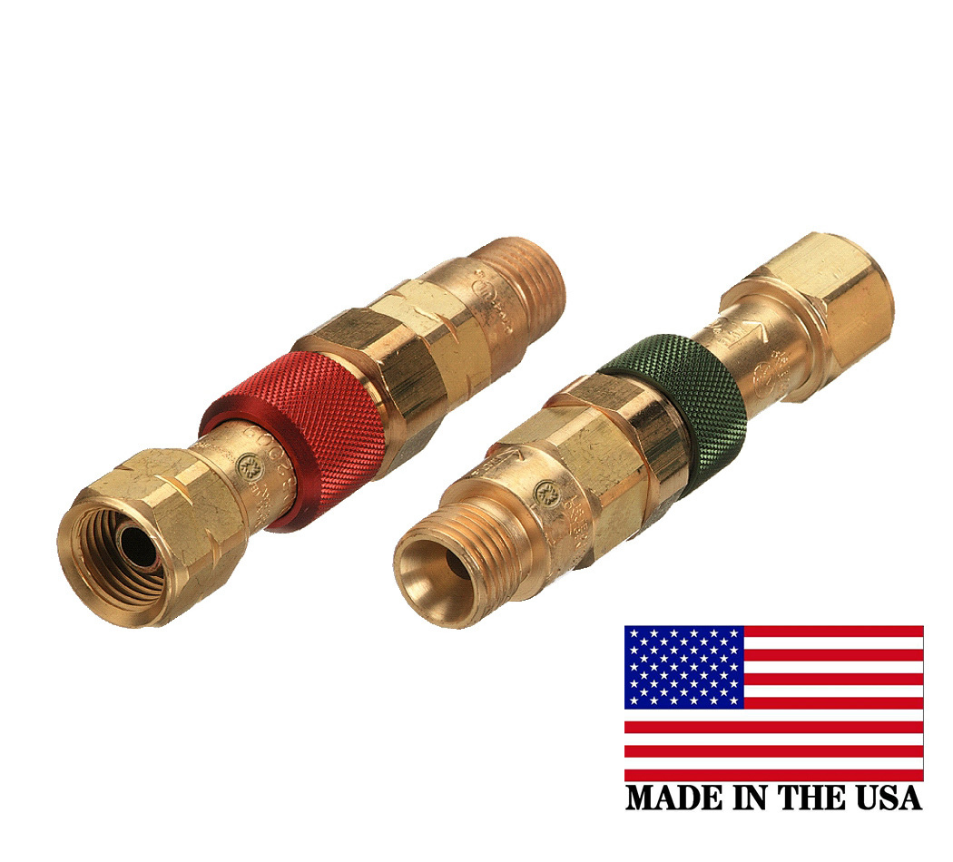 Western Torch to Hose Quick Connect/Connector Disconnect Set, QDB10