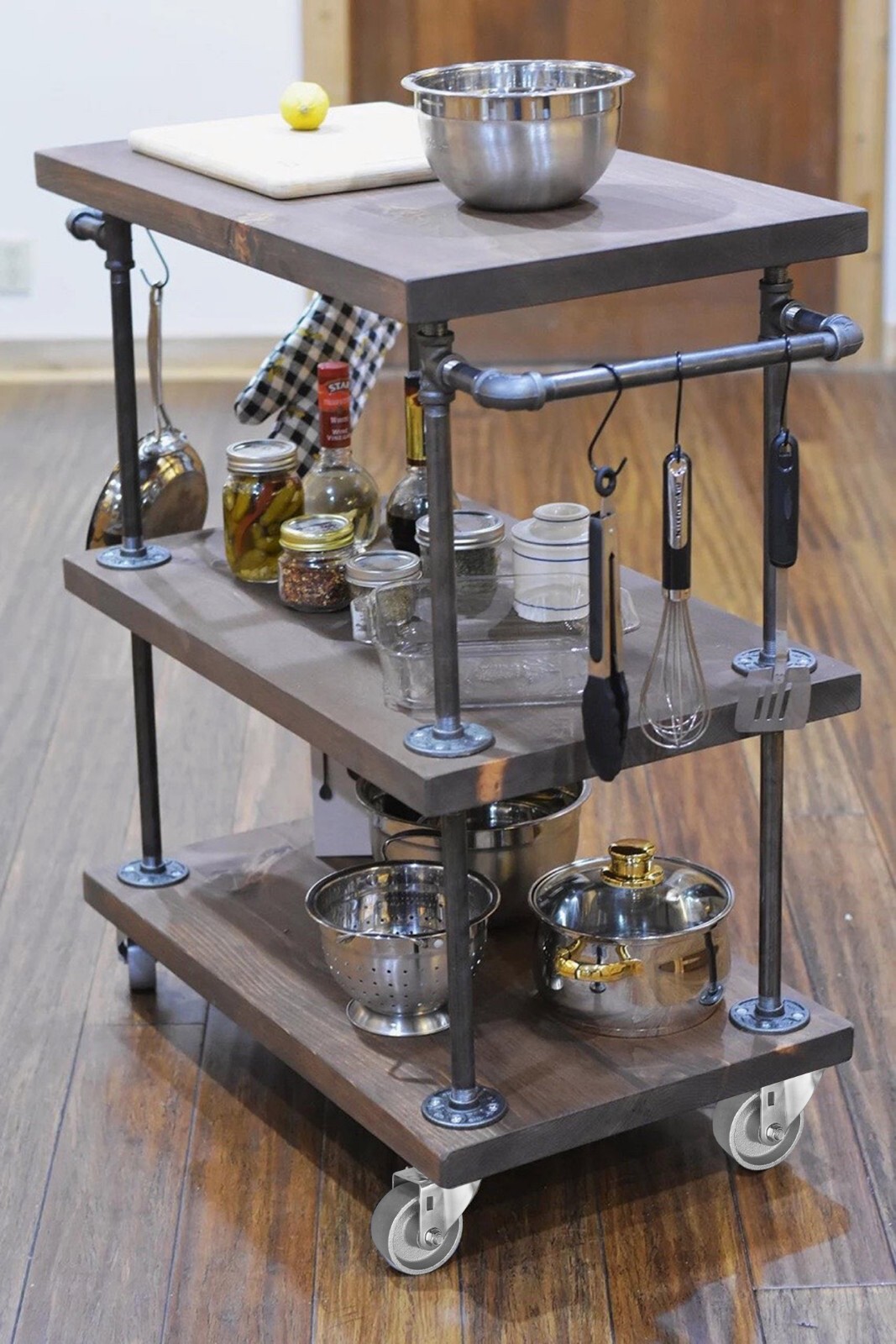 Syration's 3inch Industrial small Casters,Steel plate Casters set of 4(4 Swivel)