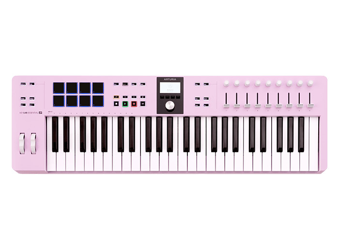Arturia Keylab Essential 49 MK3 keyboard controller Rose Quartz