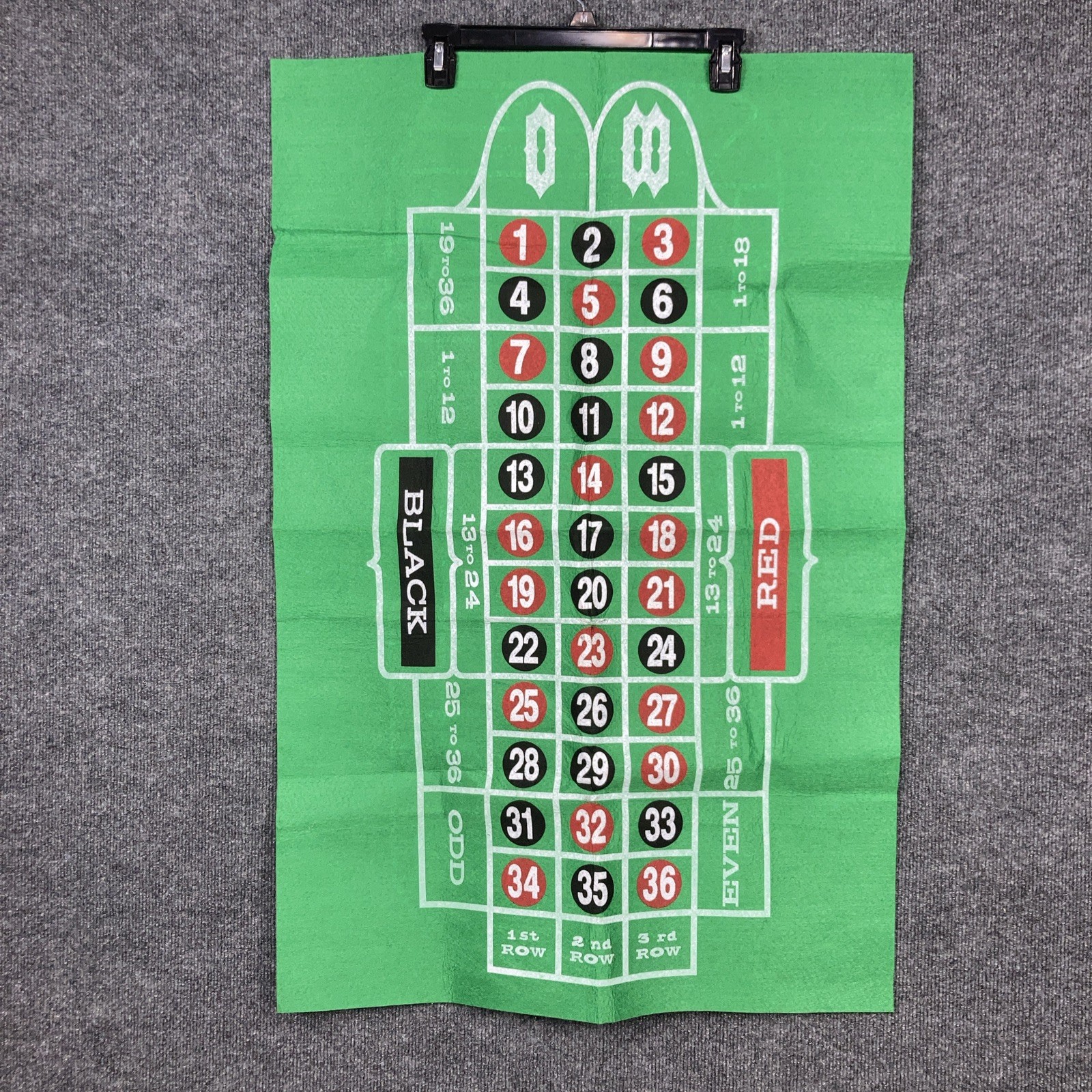 Vintage Casino Roulette Craps Blackjack Game Set in Wooden Case