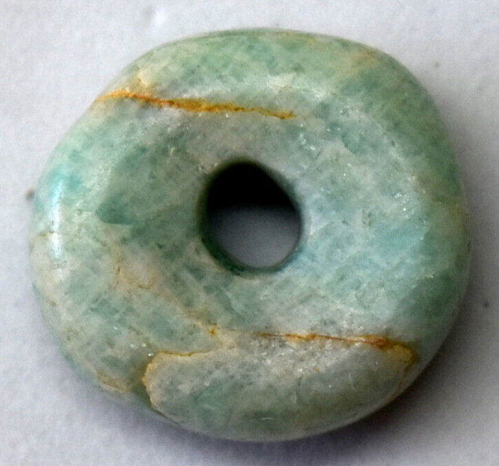 Ancient Pre Columbian Jade Bead