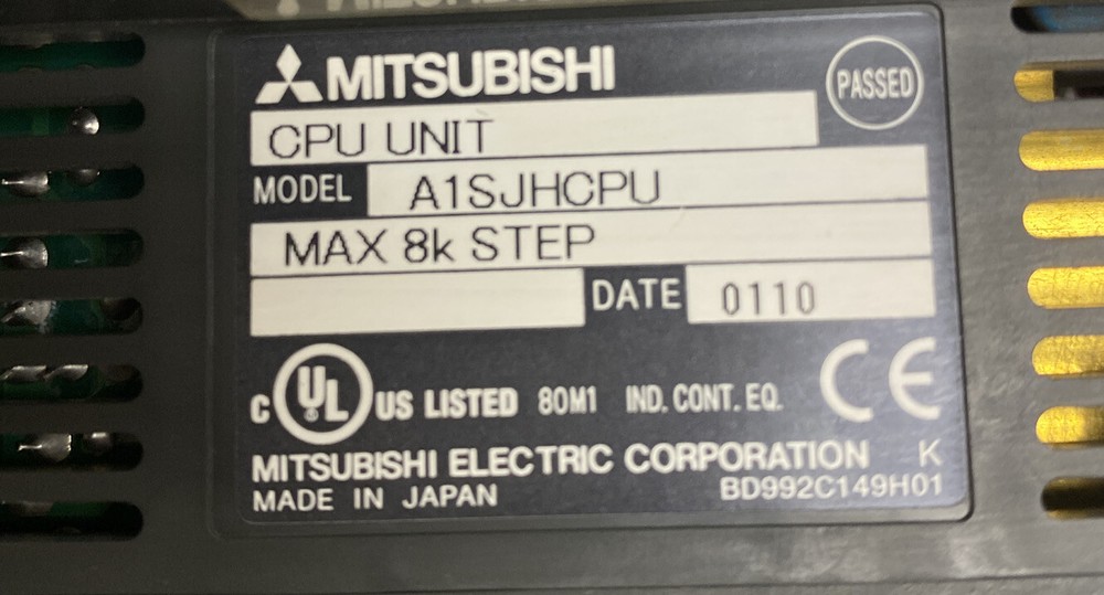 Mitsubishi,A1SJHCPU CPU,Processor Five Slot