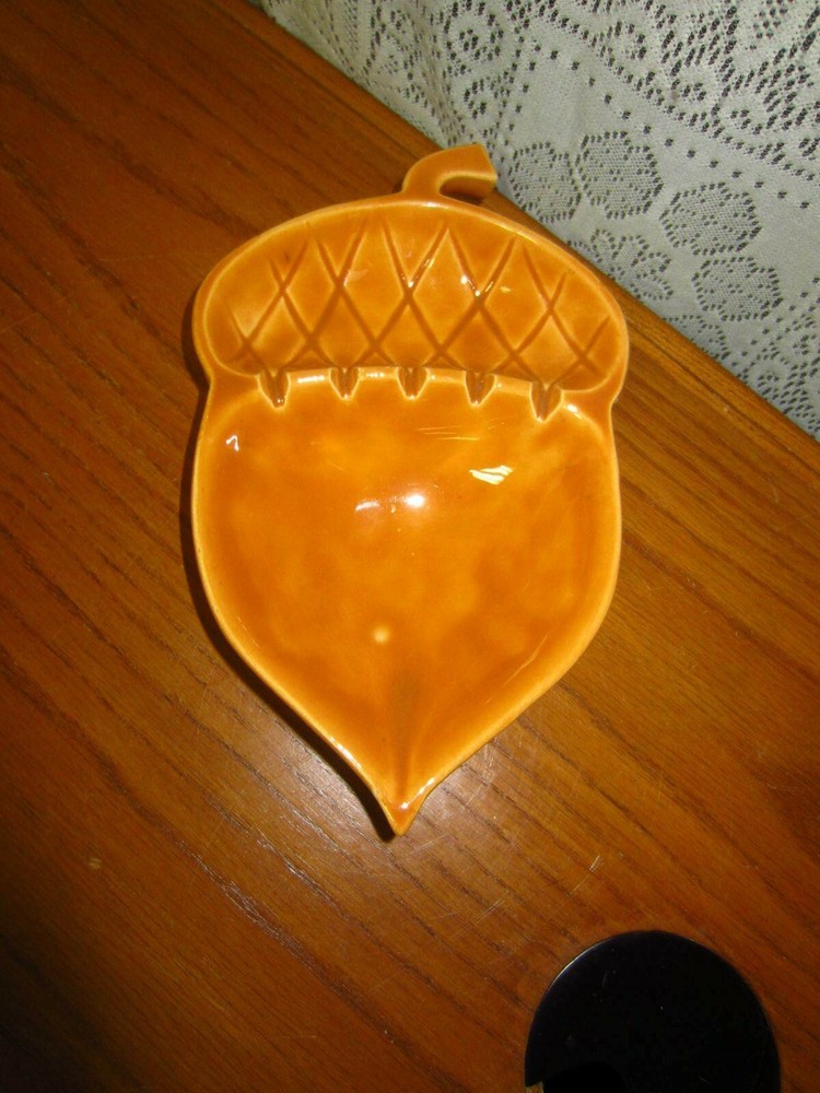 Handmade ~ Hand Crafted - Acorn Nut Shape Ashtray - Ceramic
