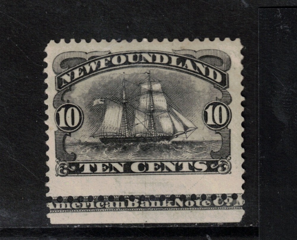 Newfoundland #59 Very Fine Mint Original Gum Hinged - ABN Imprint Example