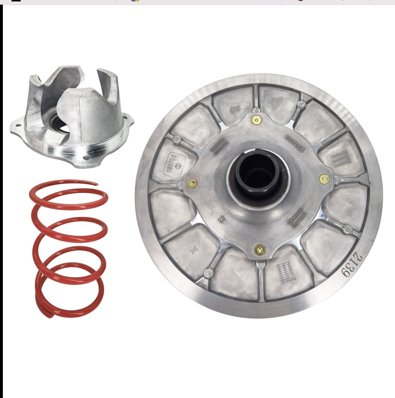 2016+ POLARIS RZR 900 & S NEW PRIMARY & IMPROVED UPGRADED TIED SECONDARY CLUTCH