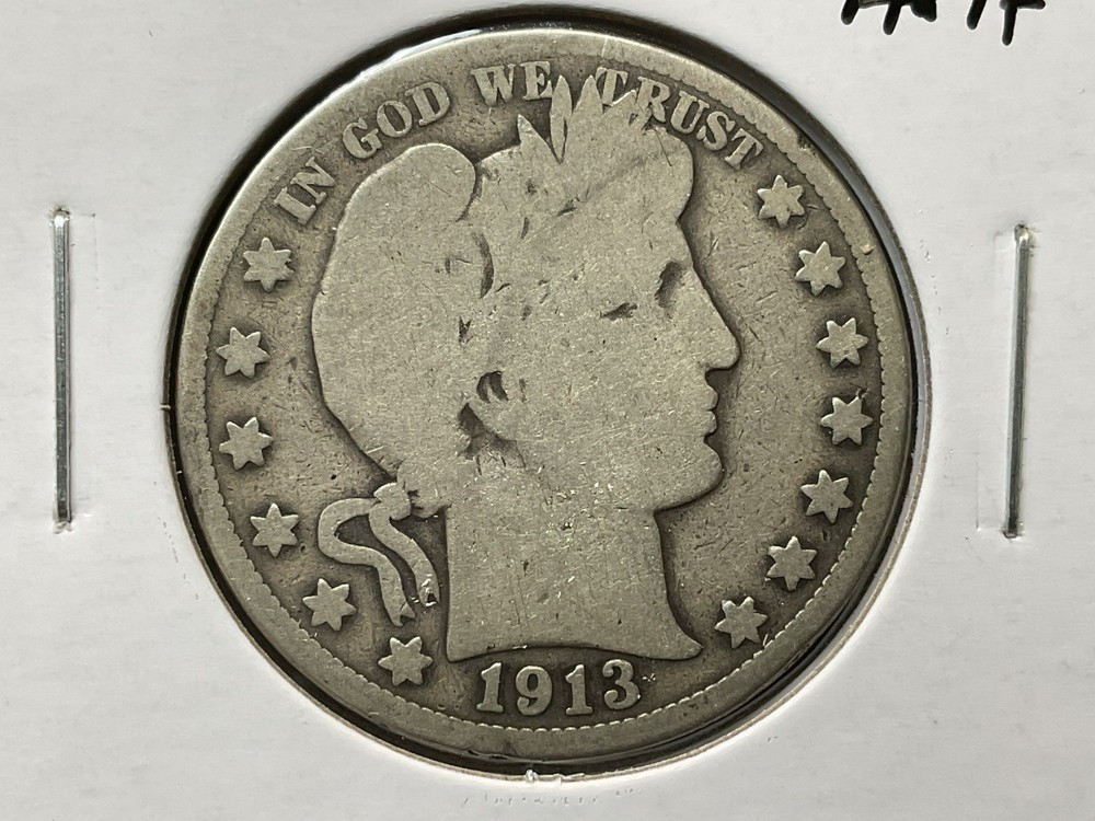 1913-P Barber Half