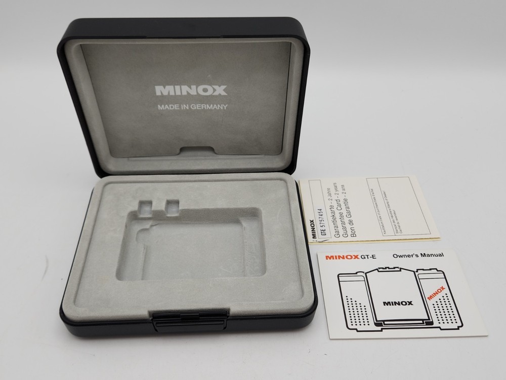 Box ONLY - Minox 35 GT-E Plastic Display Case for Subminiature Camera Germany