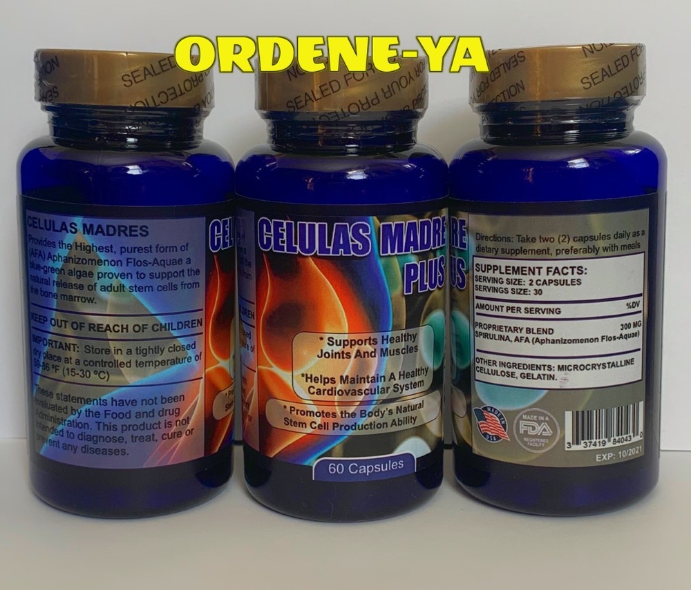 Celulas Madre 180 Biomatrix Stem Cell Plus Control Cure Bioxtron Alga Bacterium