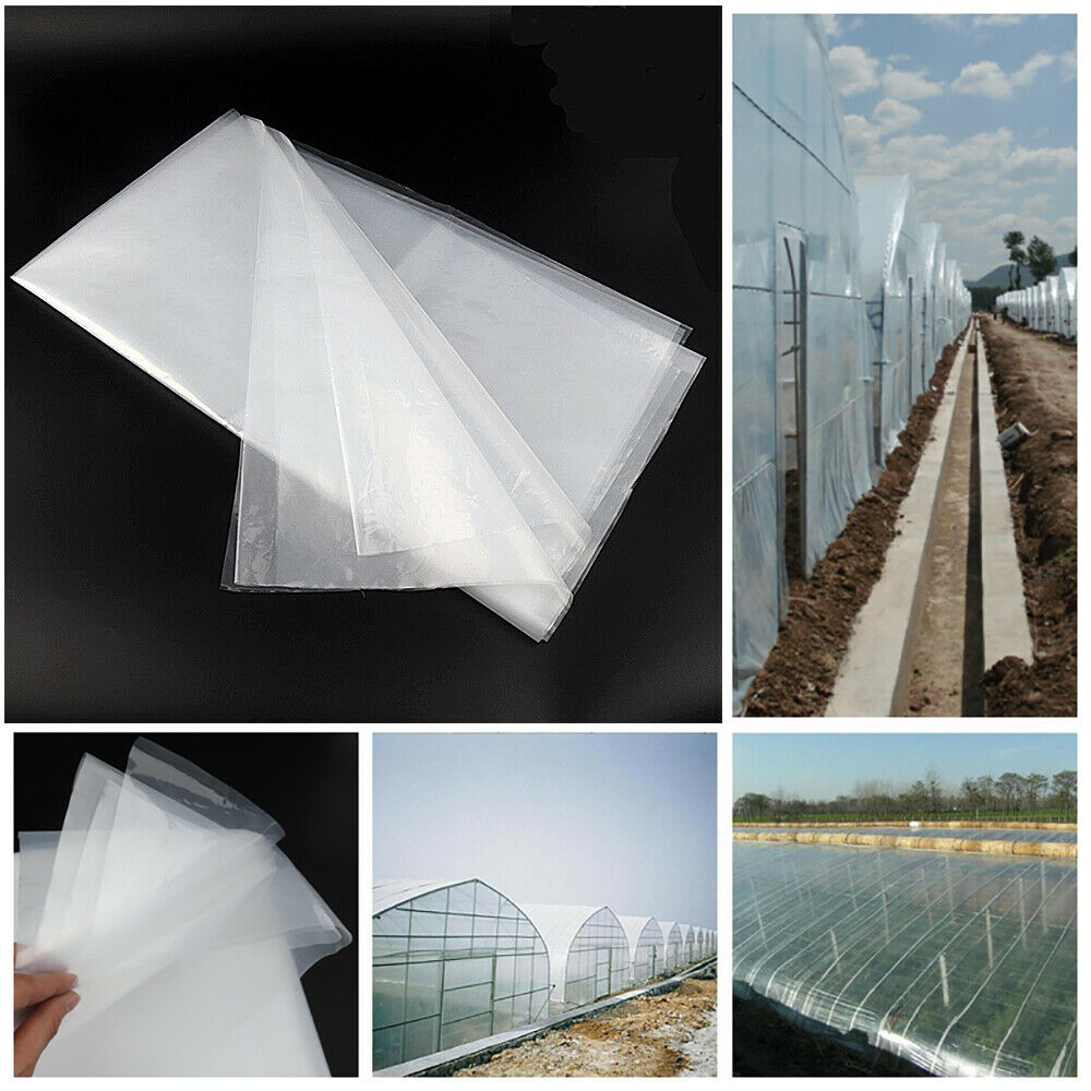 Greenhouse Plastic 6 mil Clear 5 Year Poly Film 13-30ft Width x Various Length
