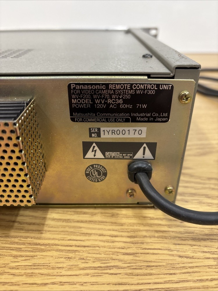 Panasonic WV-RC36 Remote Control Unit ***Turns On