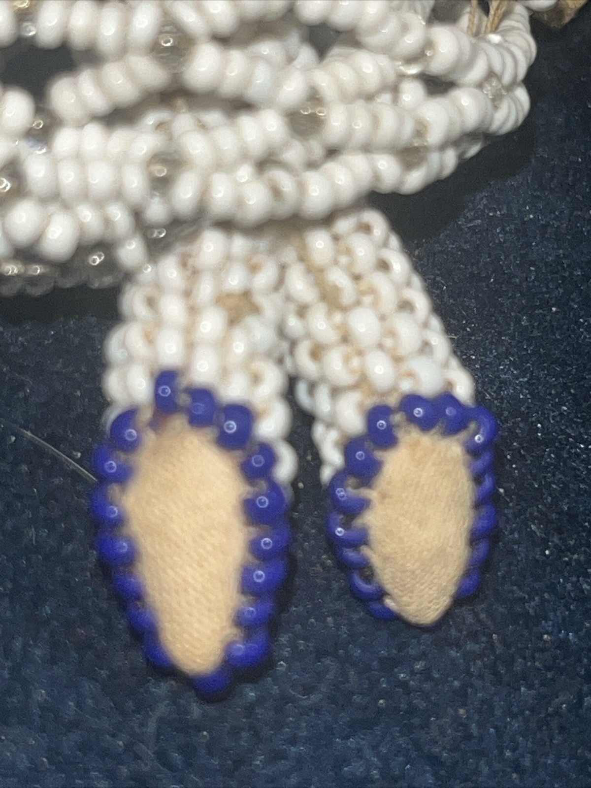 1930’s VINTAGE Beaded Bride NATIVE AMERICAN 2 1/2” New Mexico Christmas Ornament