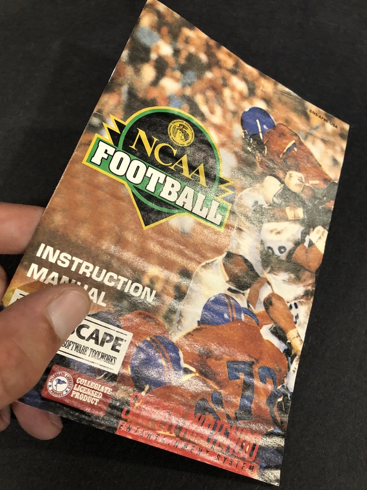 Ncaa football snes Manual