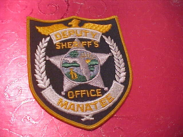MAMATEE COUNTY FLORIDA POLICE PATCH SHOULDER SIZE UNUSED