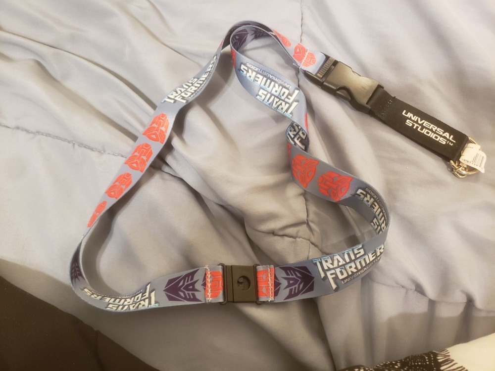 Universal Studios Transformers Shields Lanyard NEW