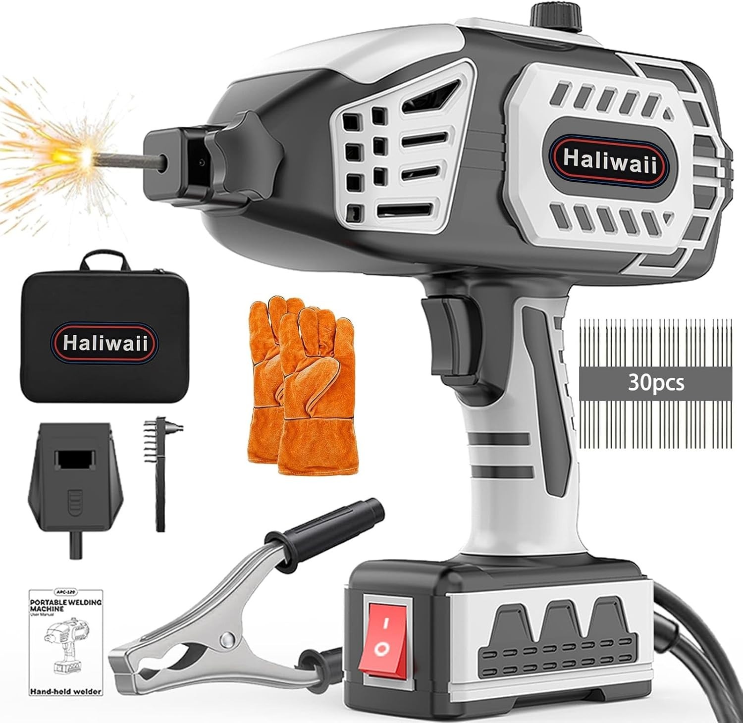 Saker Portable Electric Welding Machine,110V Portable Welder Handheld with IG