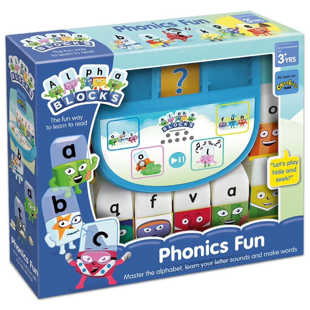Alphablocks Phonics Fun Toy-Learn Letter Recognition and Sounds, Spelling and Vo