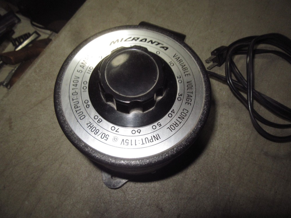 Nice Micronta Variable Transformer Variac 115V Output 0-140 works great Japan