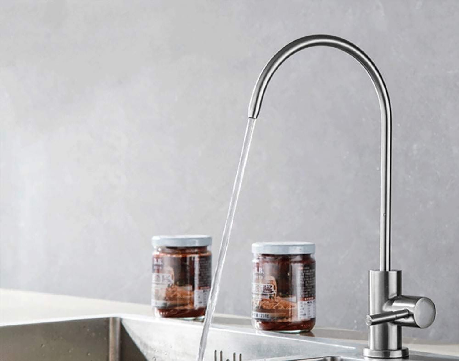 Stainless Steel Water Filter Faucet Reverse Osmosis Drinking Water Faucet