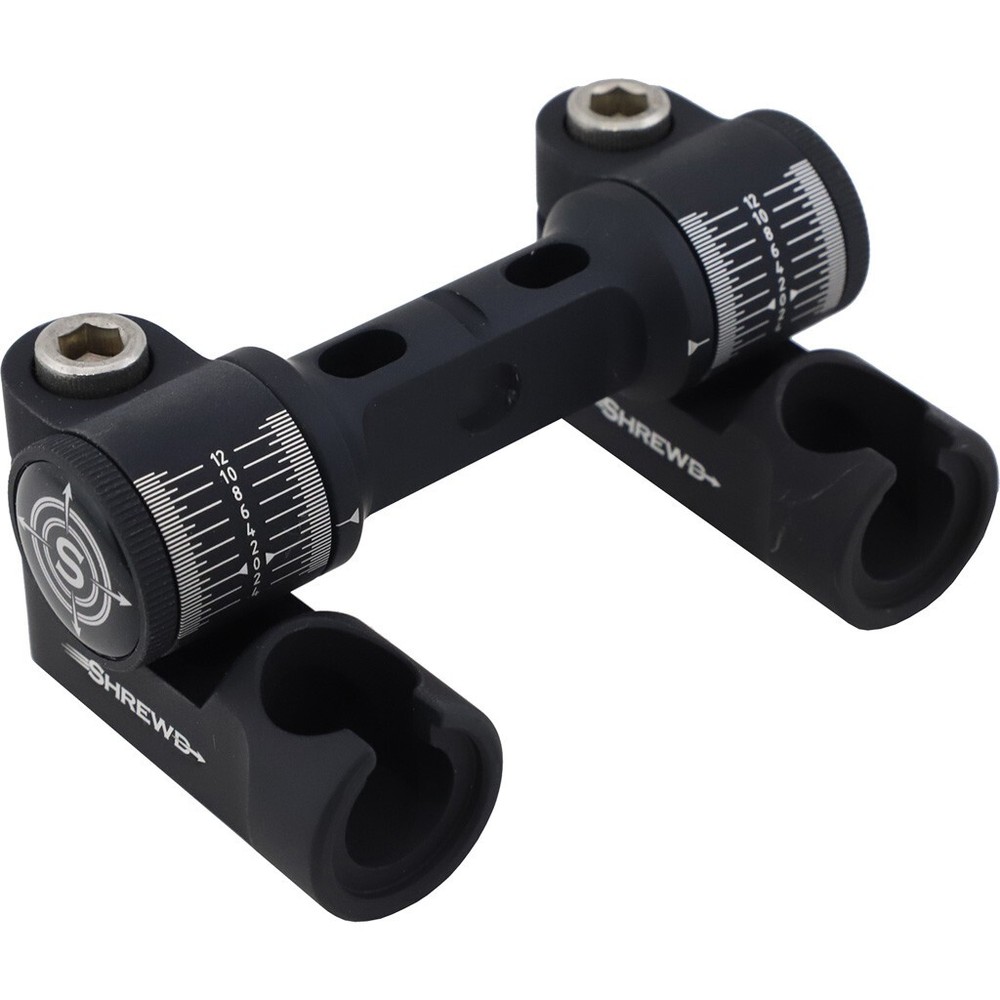 Shrewd Atlas Double V-Bar Mount, Matte Black