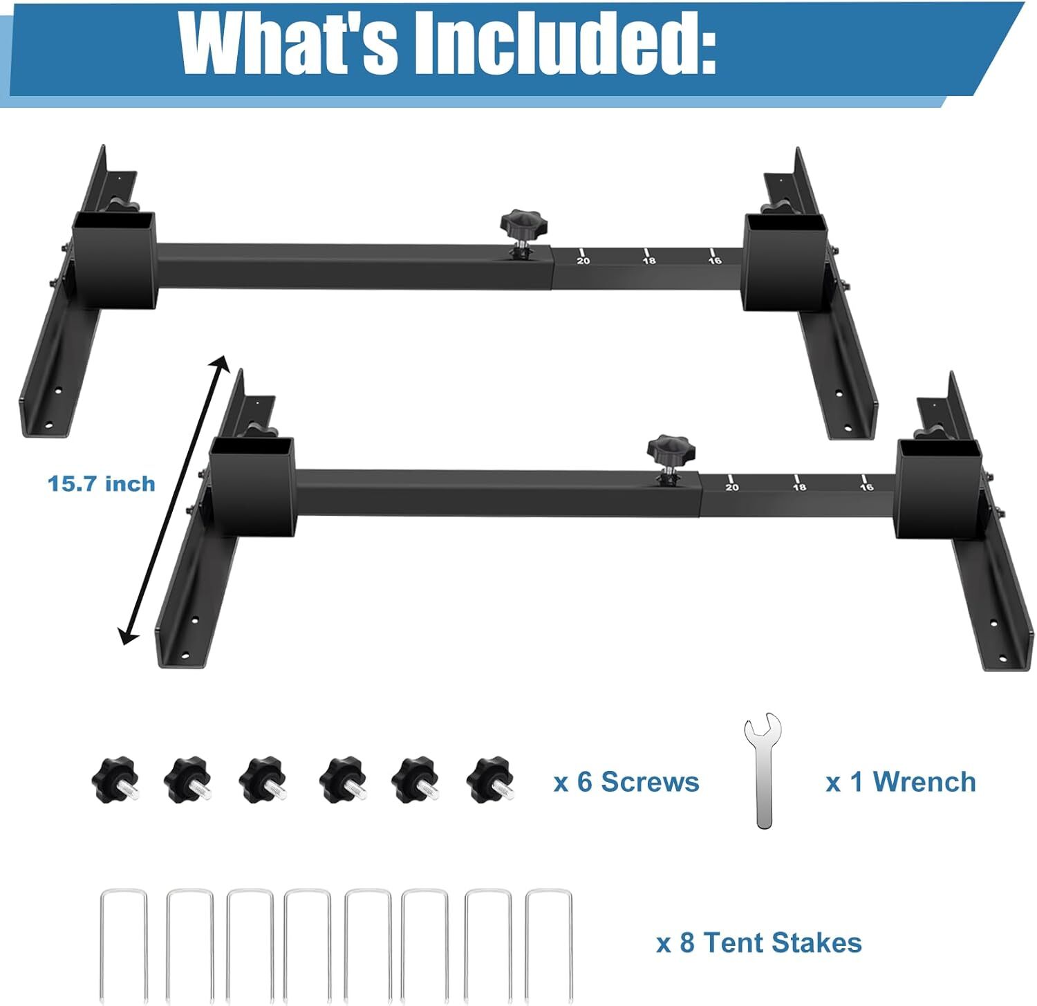 2Pack Metal Shooting Target Stand Base,Adjustable Paper Target Holder USPSA/IPSC