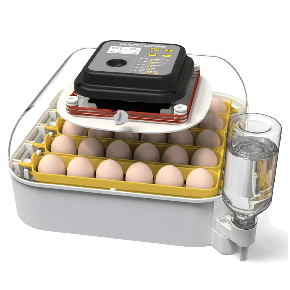 30 Egg Incubator with Humidity Display & Egg Turner