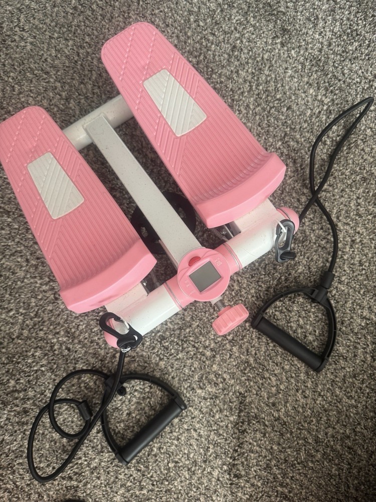 Mini Stepper Exercise Machine with Resistance Bands