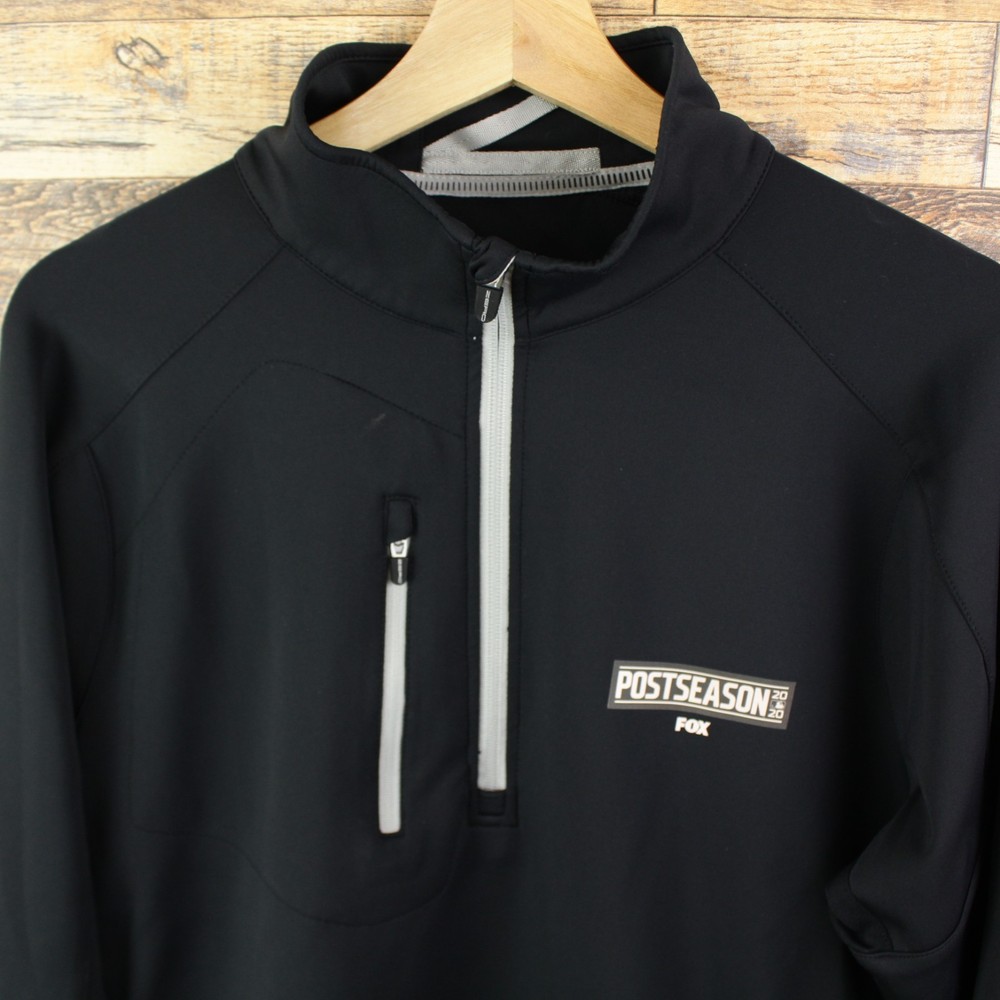 Zero Restriction Pullover Jacket Men’s Large Black Golf 1/4 Zip Stretch