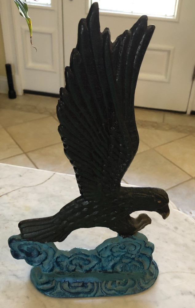 Cast Iron" Eagle in Flight" Doorstop