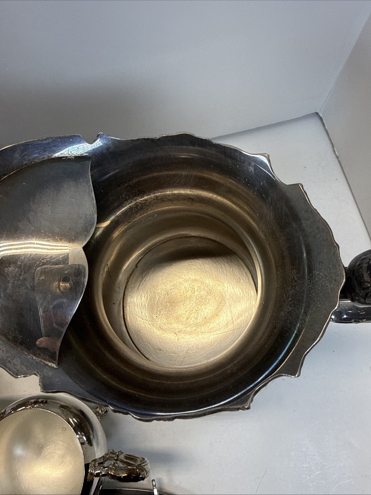 10 Piece Ascot Sheffield Design By Community Silver Plate Pitcher Tea Coffee Set