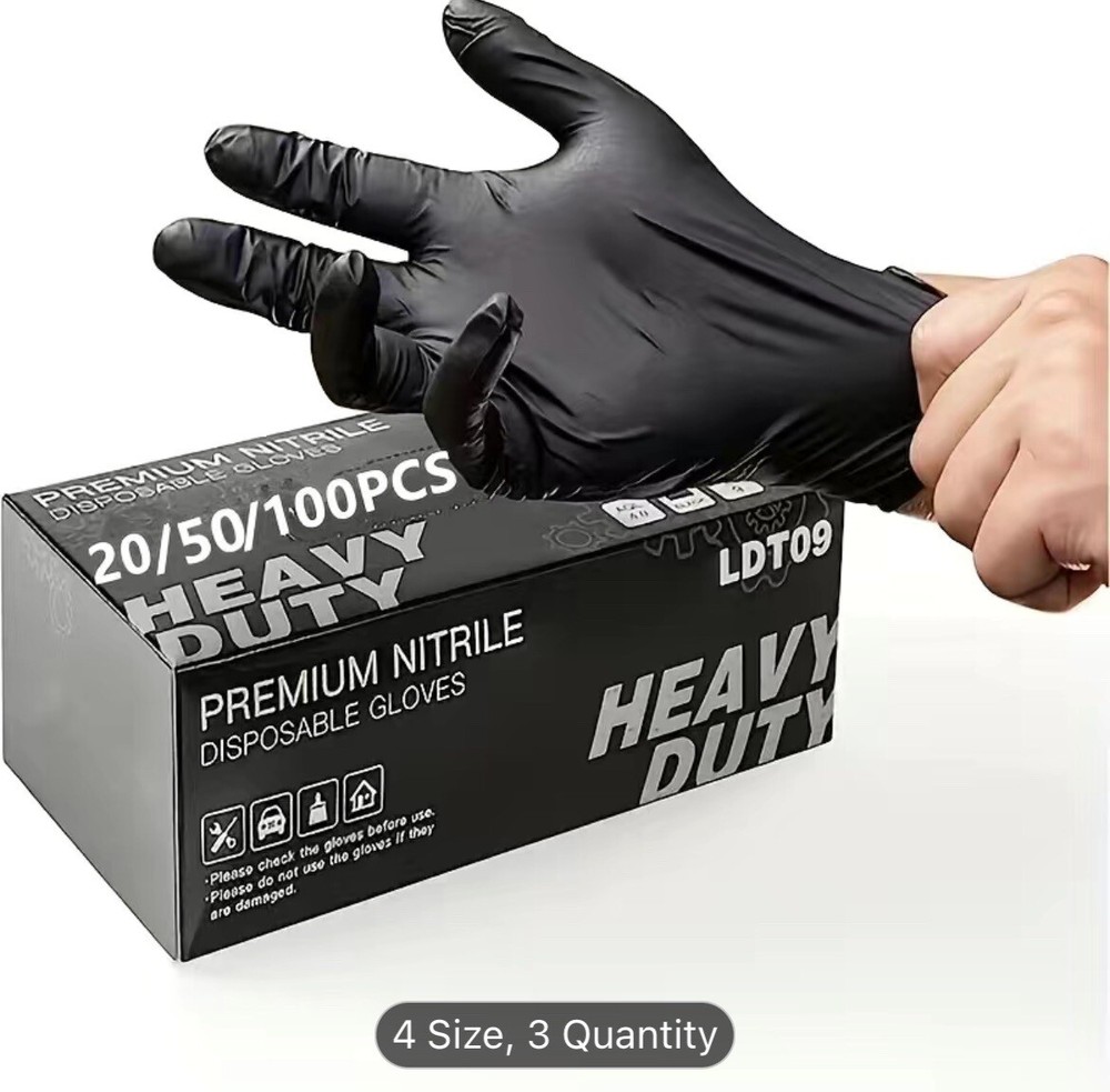 X-large Disposable Rubber Gloves