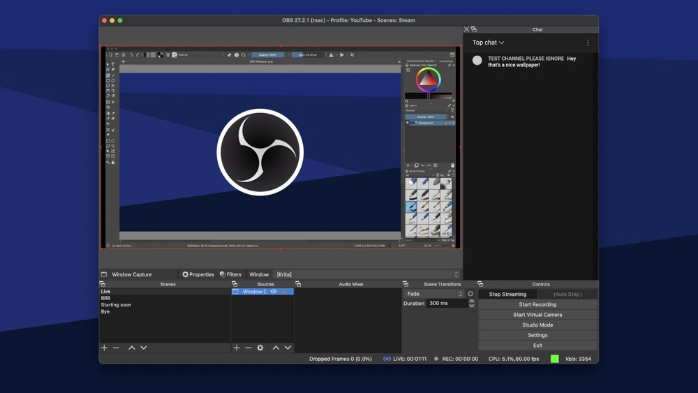 OBS Studio Video Recording | Live Streaming | Screen Recording Software USB