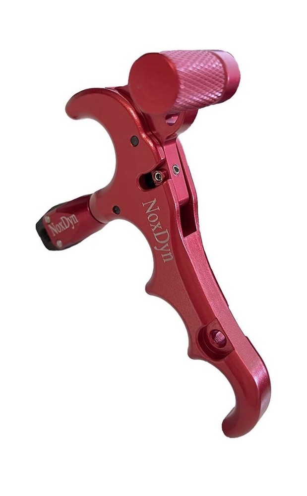 NoxDyn Archery Release 360& Rotatable Thumb Release for Compound Bow(Red)